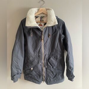 BURTON Women’s Jacket Size XS Dryride Snowboarding Ski Hooded Full Zip Up Jacket